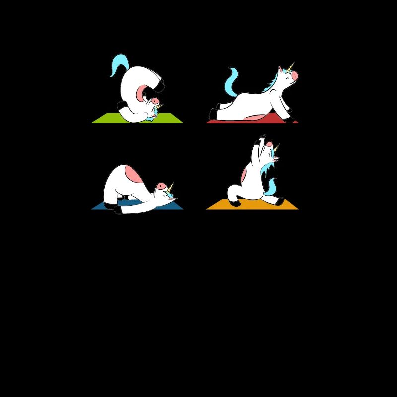 Yoga Einhörner Yogamatte