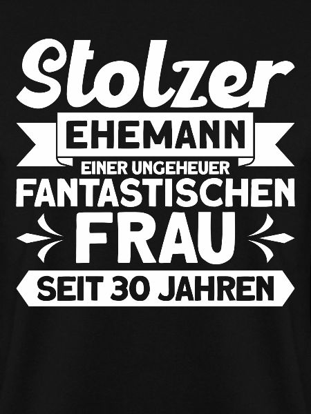 Ehepaar Ehemann Perlenhochzeit Geschenk