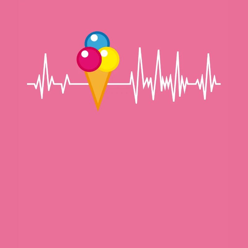 Eiswaffel Herzschlag Eis Eiscreme Eisdiele