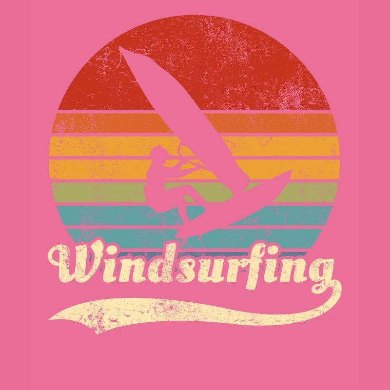 Windsurfing Windsurfer Retro Geschenkidee