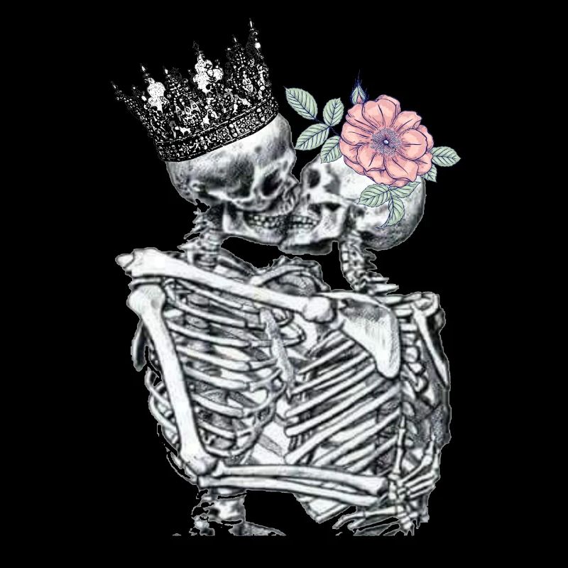 Totenkopf Liebe , Halloween Version