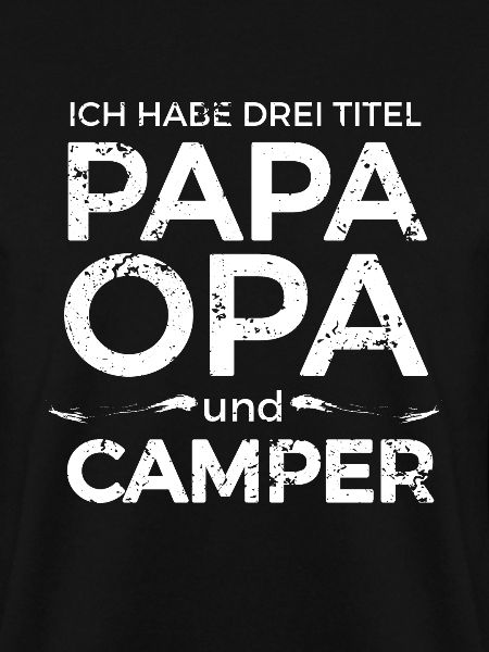 Opa Papa Camping Spruch