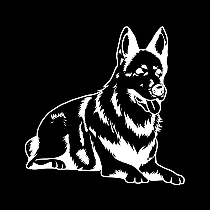 Schäferhund Silhouette Wachhund Diensthund