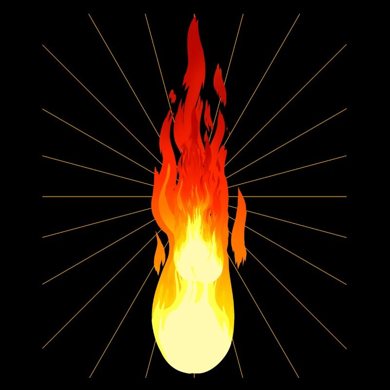 Feu feu Brûlant chaud