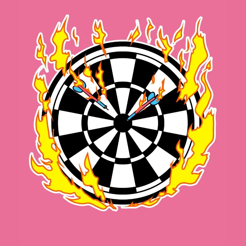 Jeu de fléchettes en feu