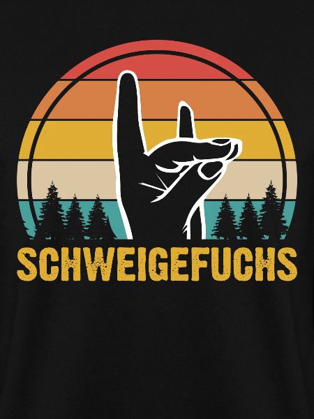 Schweigefuchs Lehrer Retro Geschenkidee