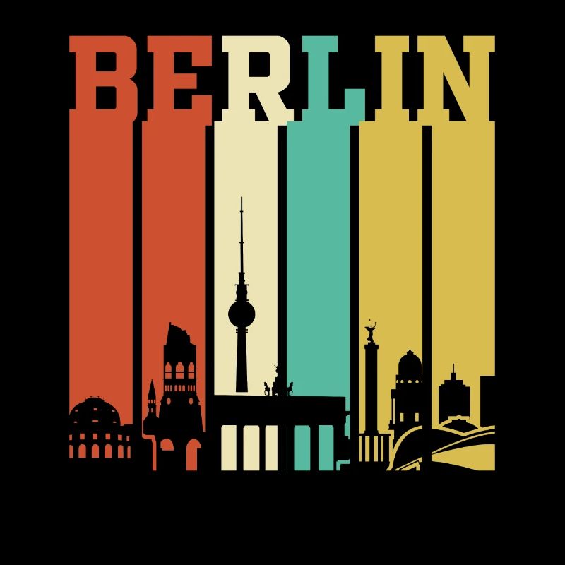 Berlin Berliner Retro Geschenk
