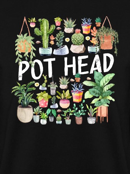 Potted Plant Pot Head