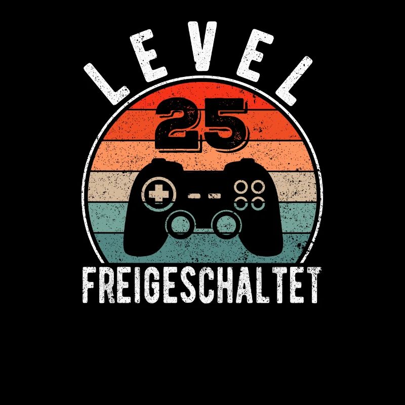 25. Geburtstag Mann 25er 25ter Level 25 Geschenk