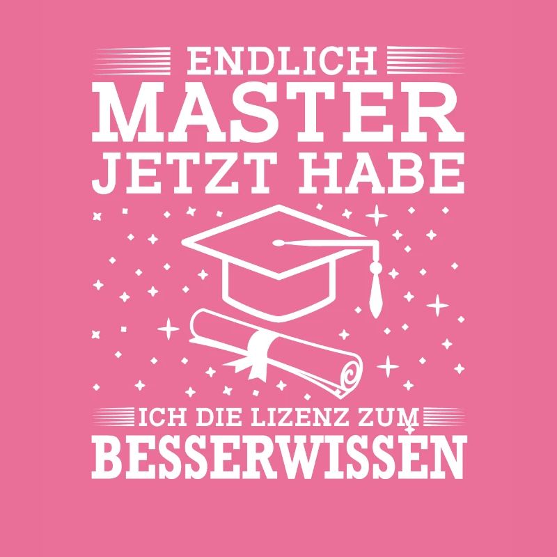 Master Abschluss Geschenk Lizenz Zum Besserwissen