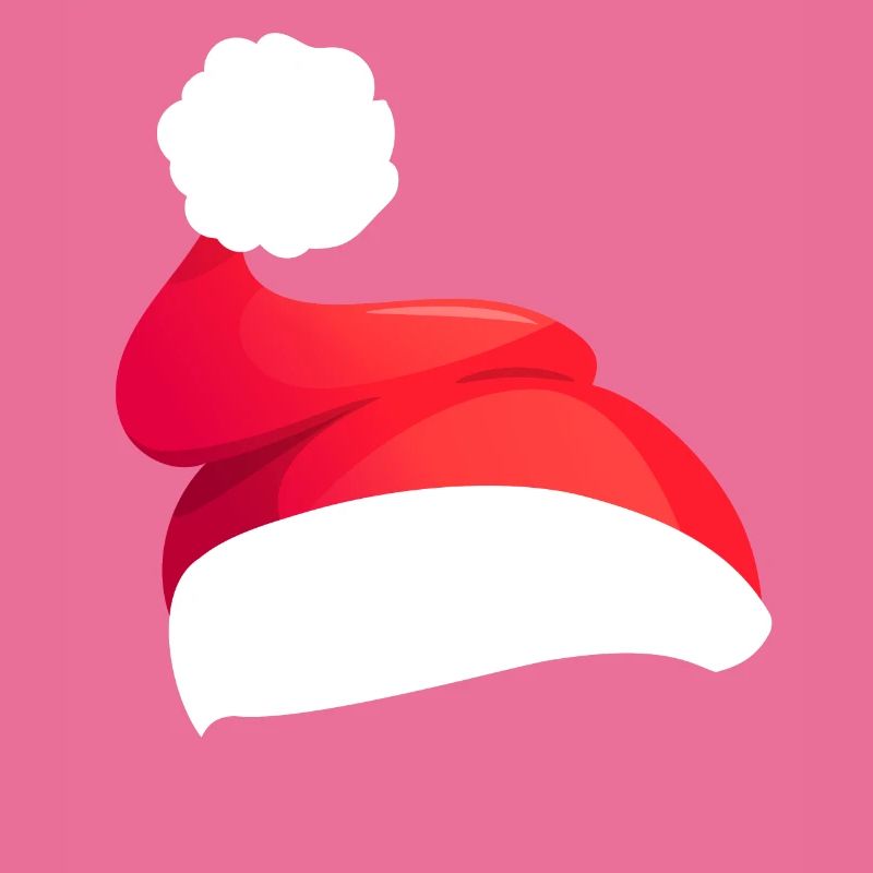 Rote weihnachtsmannmützen