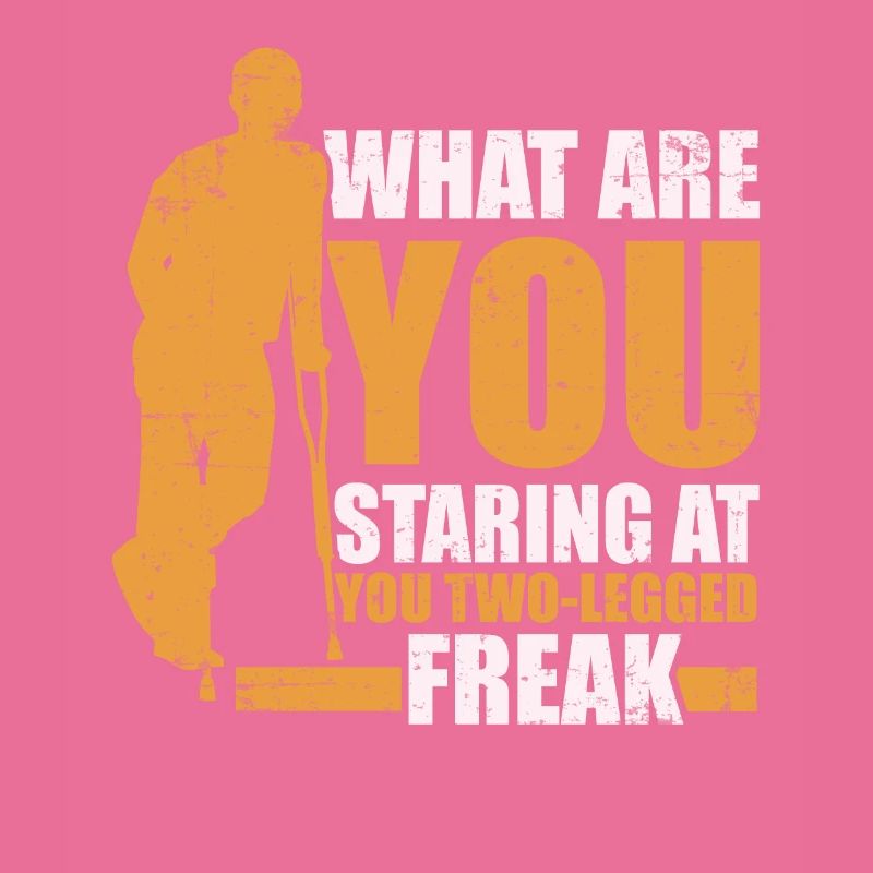 Amputation Rollstuhl What Are You Staring At