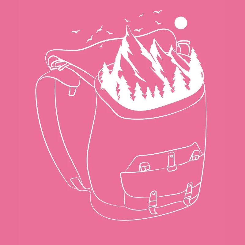 Hiker Landscape Backpack Hiking