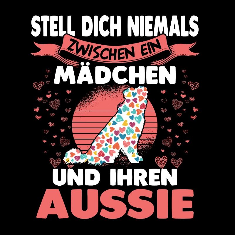 Hundebesitzerin Aussie Australian Shepherd