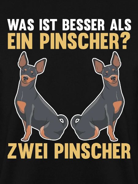 Zwei Pinscher Hund Pinscher