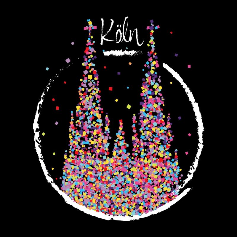 Cathédrale de Cologne Carnaval Carnaval Confetti Cadeau