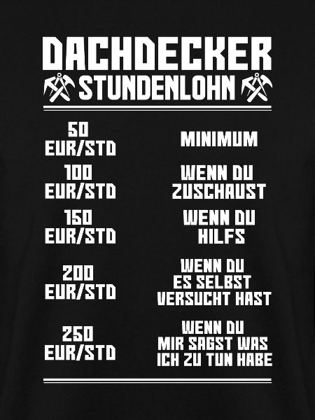 Arbeit & Beruf | Dachdecker Geschenk