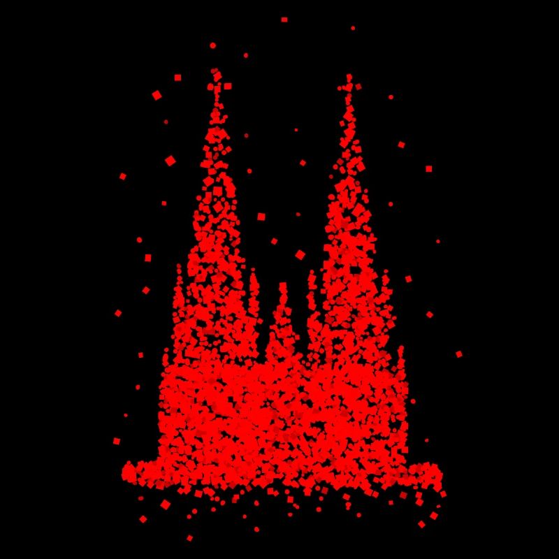 Cathédrale de Cologne Carnaval Carnaval Confettis Costume