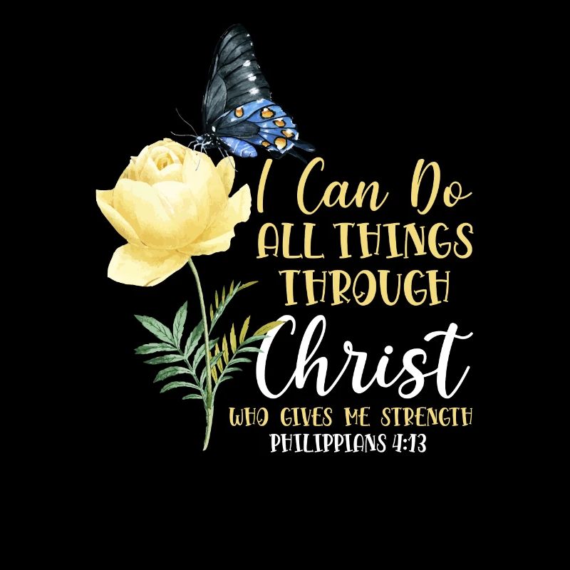 Christian Bible Verse Butterfly