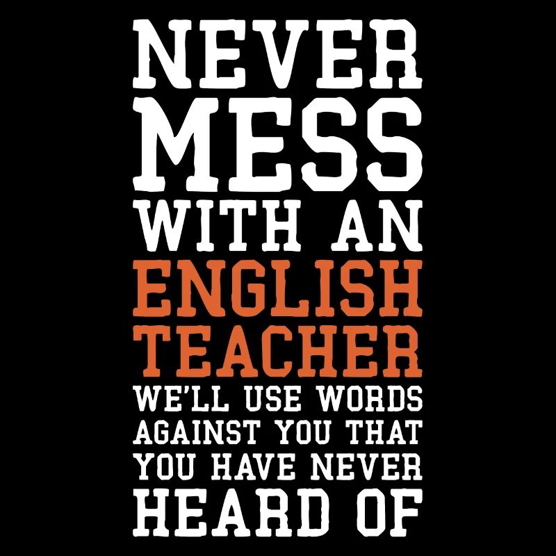 Professeur d’anglais Cours d’école Cadeau d’anglais