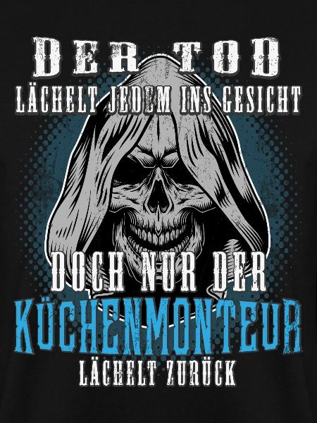 Küchenmonteur Shirt bedruckt