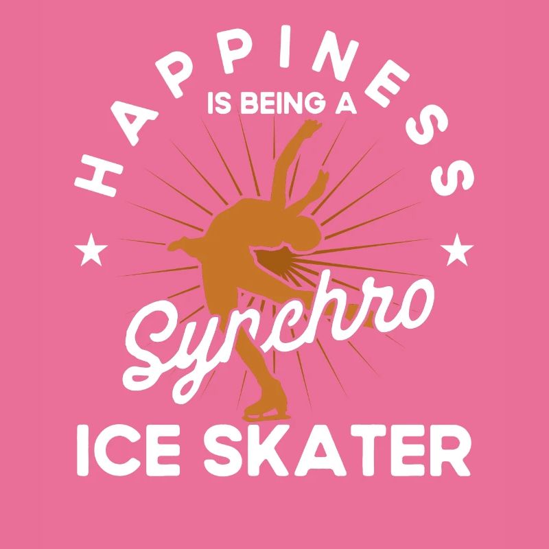 Synchro Gruppe Eiskunstläufer Schlittschuhlaufen