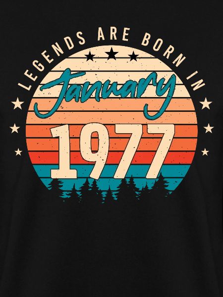Januar 1977 Retro Legende