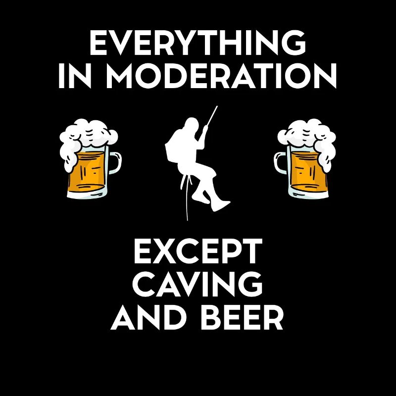 Caving Spelunking Potholing And Beer
