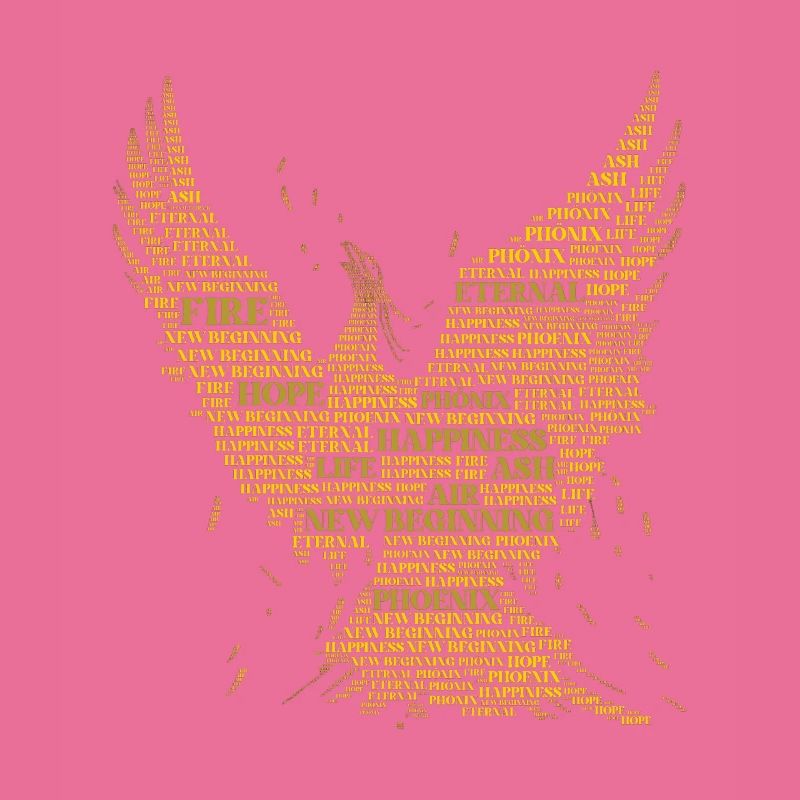 PHOENIX: Word-Art Design! Mythical creatures, mythology