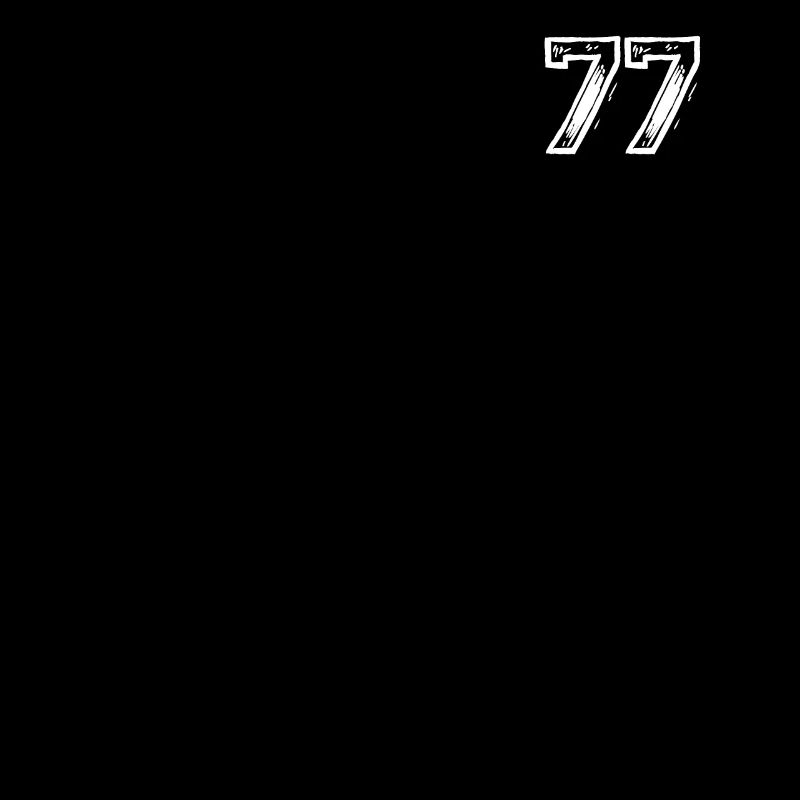 77 Seventy Seven HANDDRAWN-NUMBERS