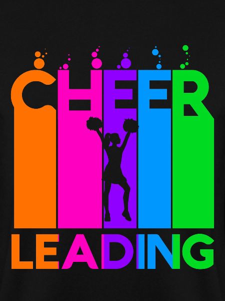 Cheerleading Farbige Bubbles