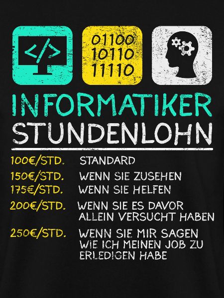 Informatiker Stundenlohn