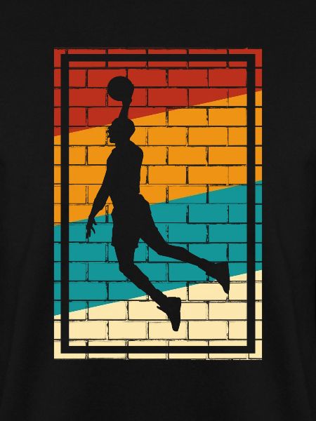 Basketball Logo Retro