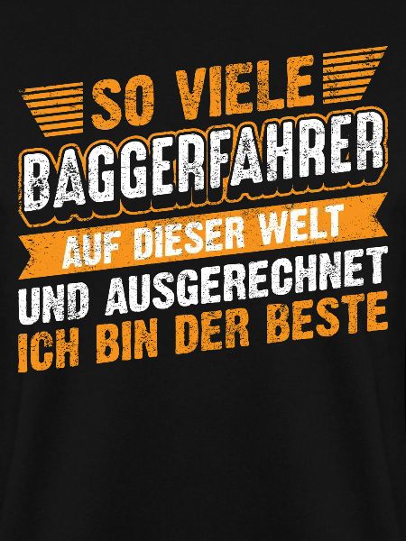 Lustiges Baggerfahrer Spruch Geschenk