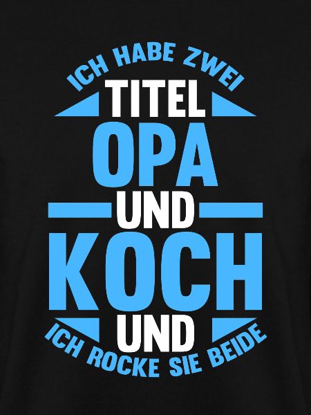 Küchenchef Opa Koch