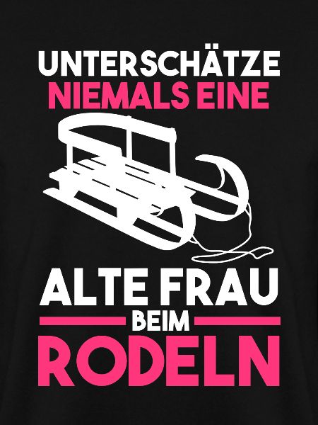 Schlitten Rodeln