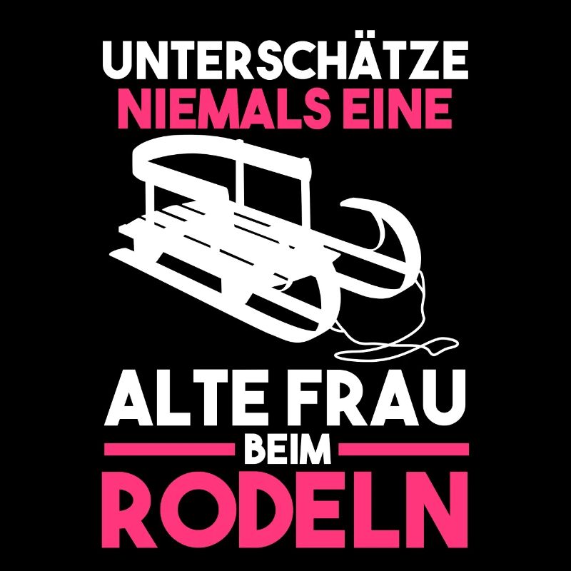 Schlitten Rodeln