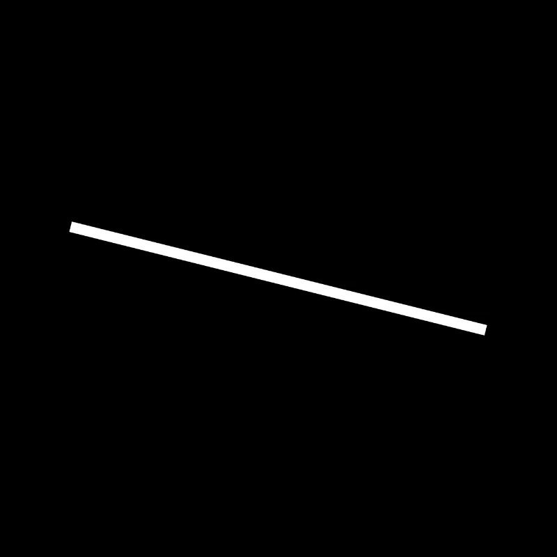 Ligne blanche simple