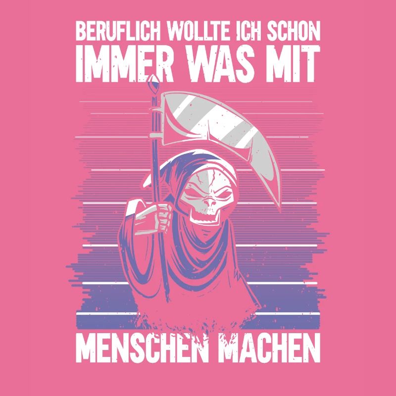 Sensenmann sarkastischer Spruch Ironie Sarkasmus