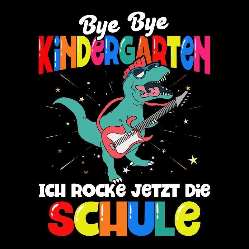 Dinosaurier Schulbeginn Schulanfänger Schulkind