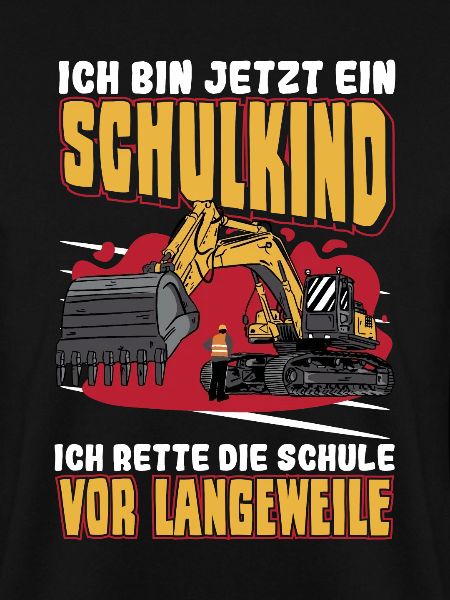 Bagger Schulbeginn Schulanfänger Schulkind
