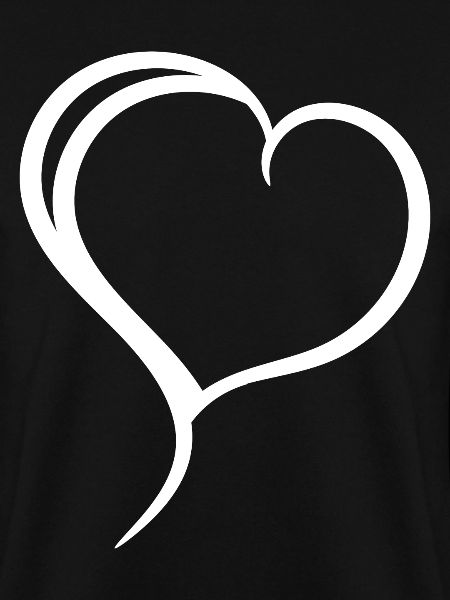 Plain White Heart