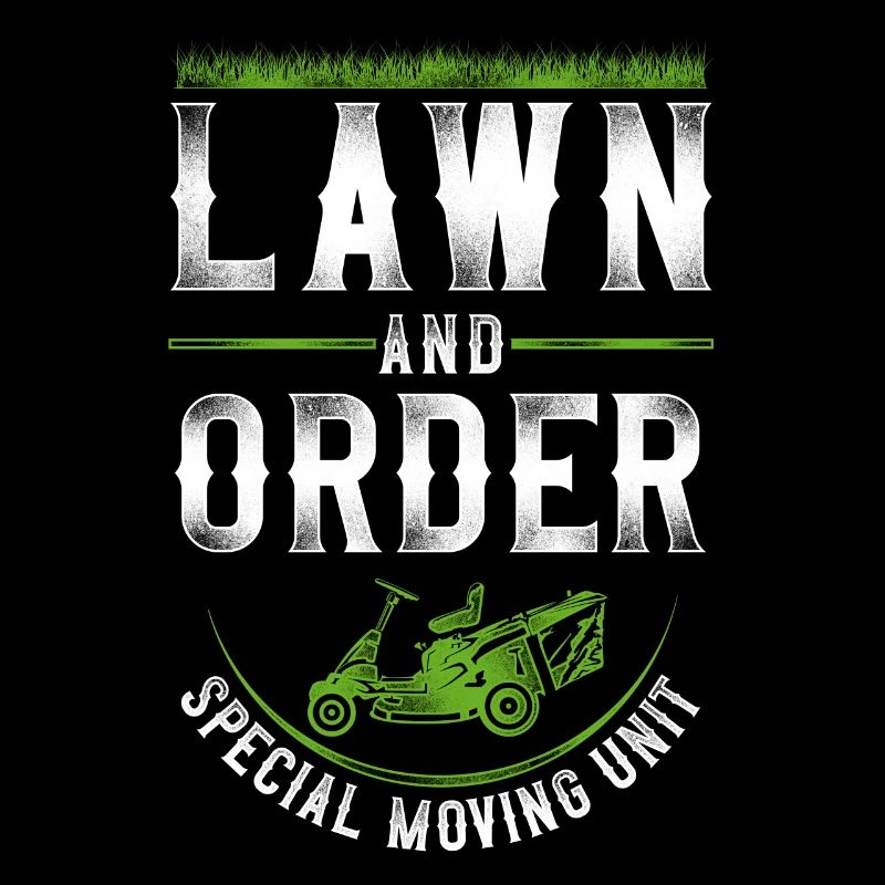 Lawn Mower Mowing Dad Father