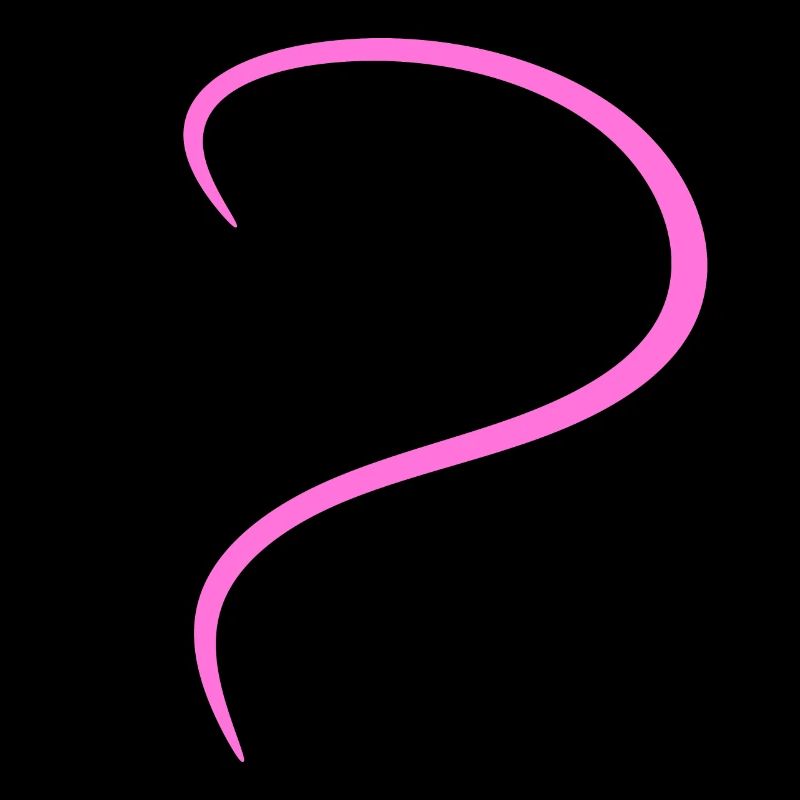 Pinkes Halbes Herz Design