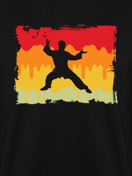 Karate Kampfsport Retro
