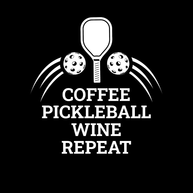Coffee Pickleball Wine Repeat