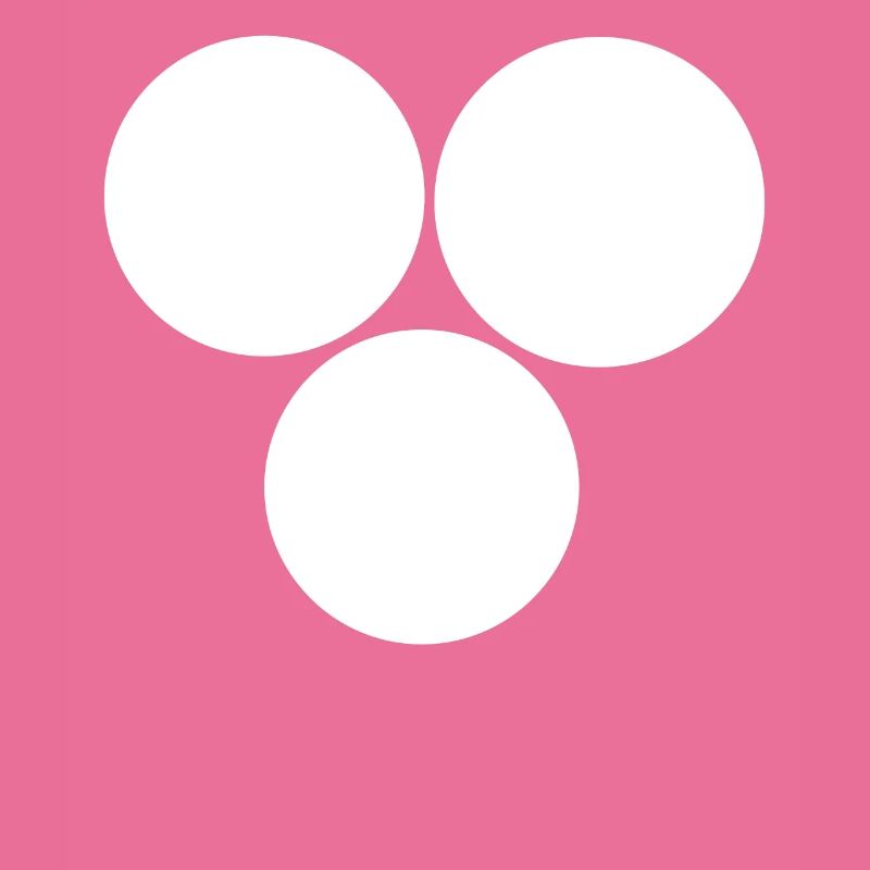 Three circles White