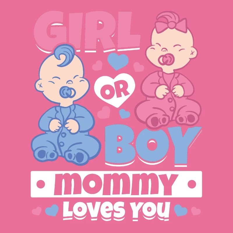 Mädchen oder Junge Mama liebt dich Neugeborenes