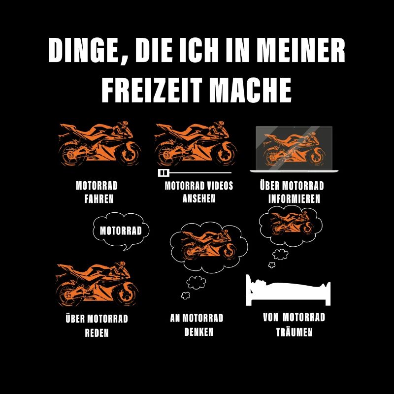 Dinge die ich in meiner Freizeit mache Motorrad
