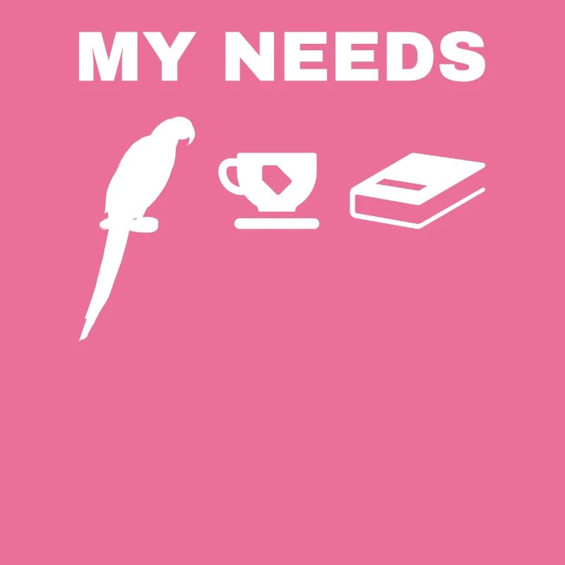 Parrot My Needs Papagei-Vogel-Tee & Buch